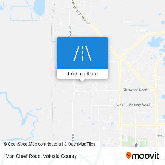 Van Cleef Road map