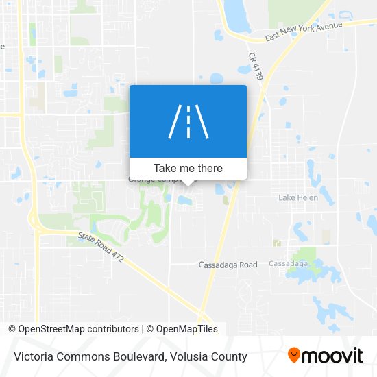 Victoria Commons Boulevard map