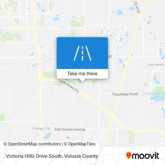 Victoria Hills Drive South map