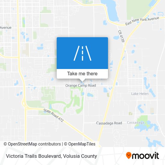 Mapa de Victoria Trails Boulevard