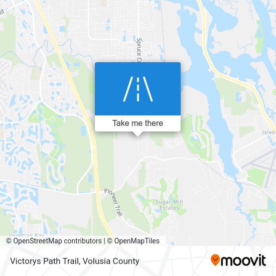 Victorys Path Trail map