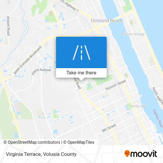 Virginia Terrace map