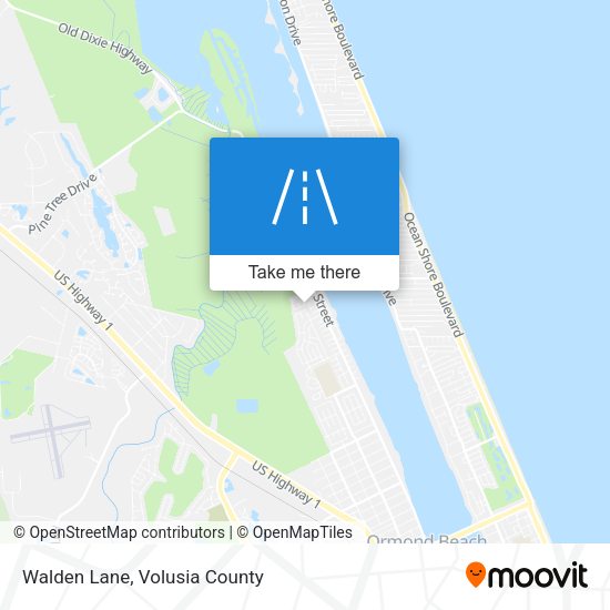 Walden Lane map