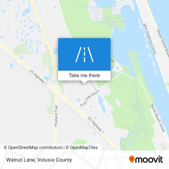 Mapa de Walnut Lane