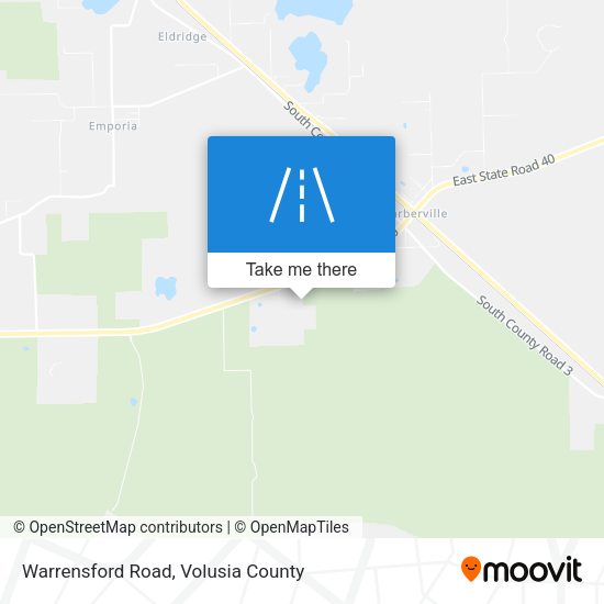 Warrensford Road map