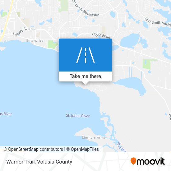 Warrior Trail map