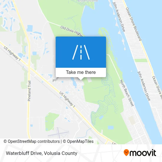 Waterbluff Drive map