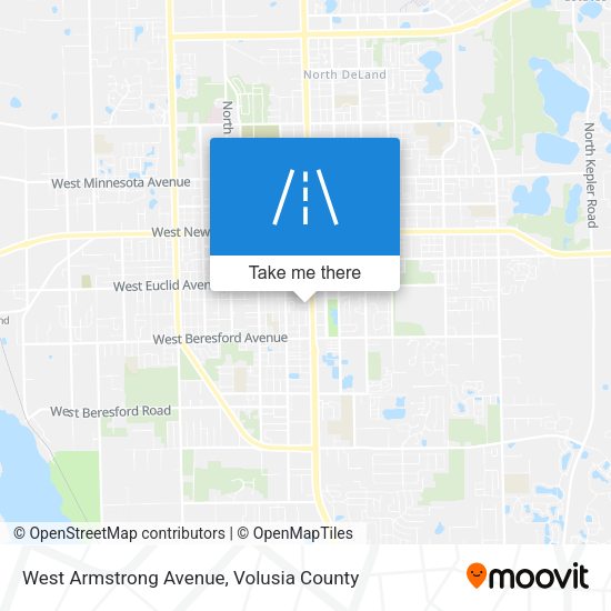West Armstrong Avenue map