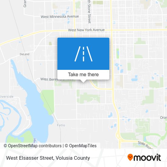 West Elsasser Street map