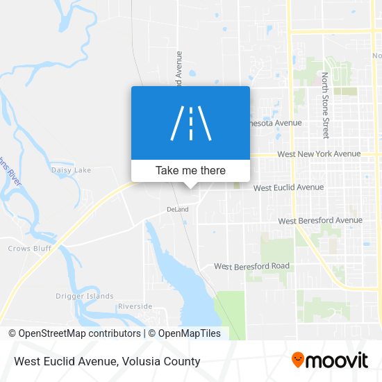 West Euclid Avenue map