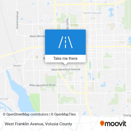 West Franklin Avenue map