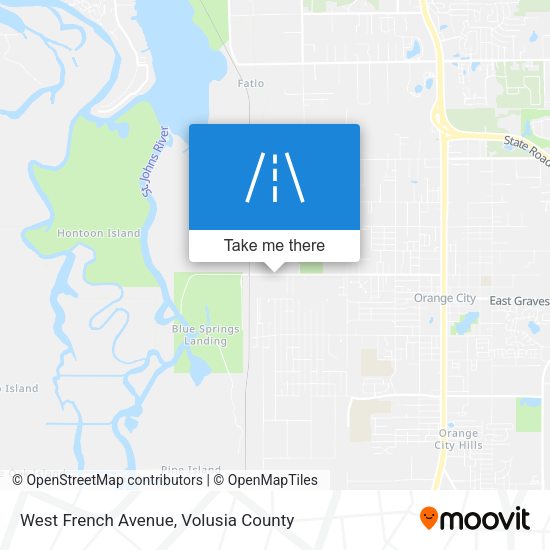 Mapa de West French Avenue