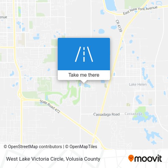 West Lake Victoria Circle map