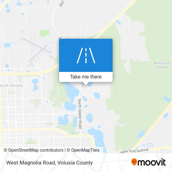 Mapa de West Magnolia Road