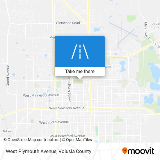 West Plymouth Avenue map