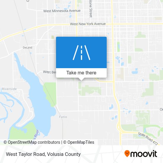 West Taylor Road map