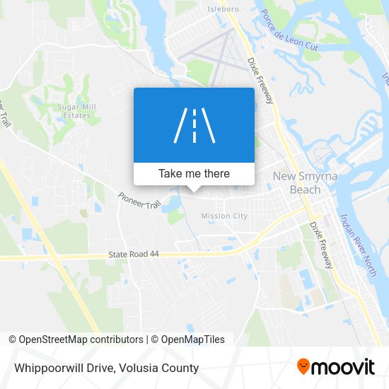 Whippoorwill Drive map