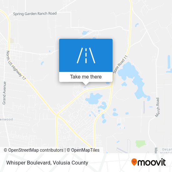 Whisper Boulevard map