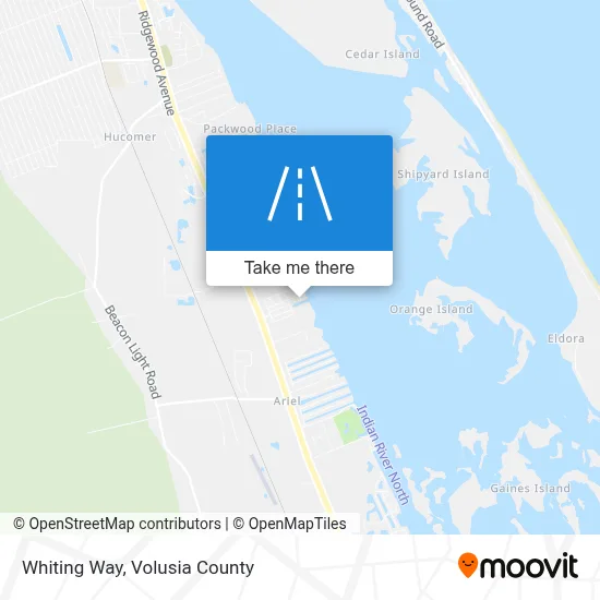 Whiting Way map