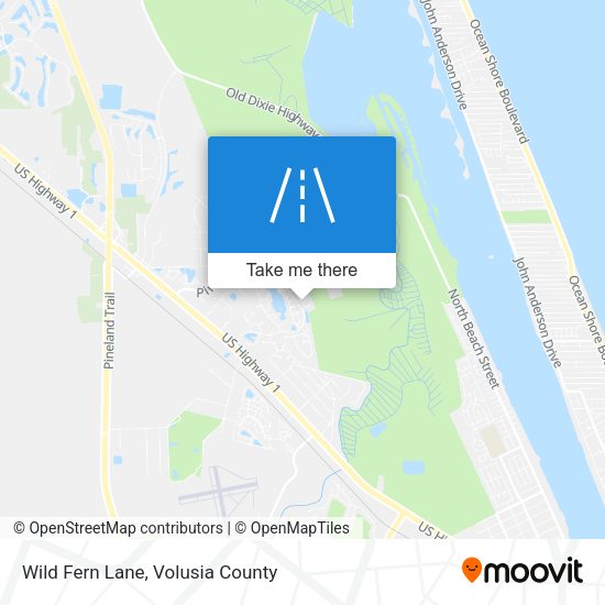 Mapa de Wild Fern Lane