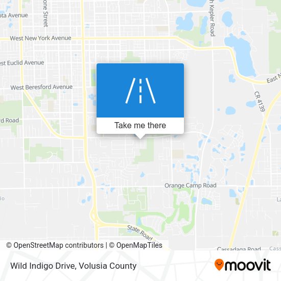 Wild Indigo Drive map