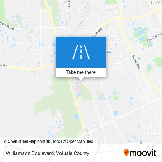 Mapa de Williamson Boulevard