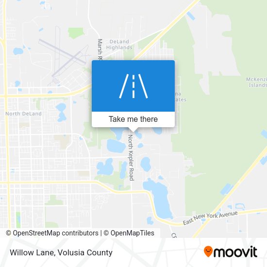 Mapa de Willow Lane