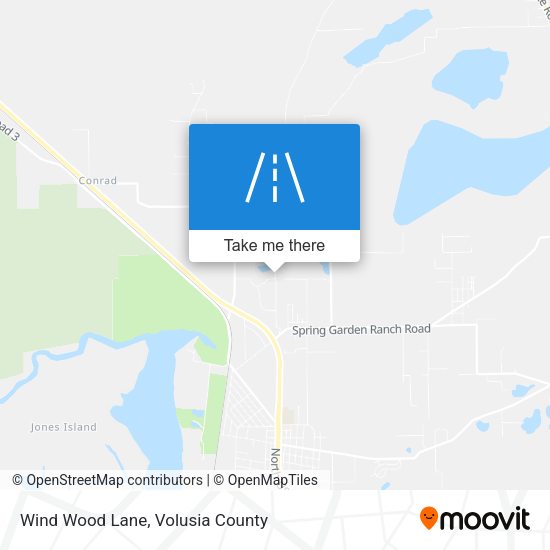 Wind Wood Lane map