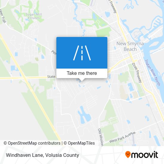 Windhaven Lane map