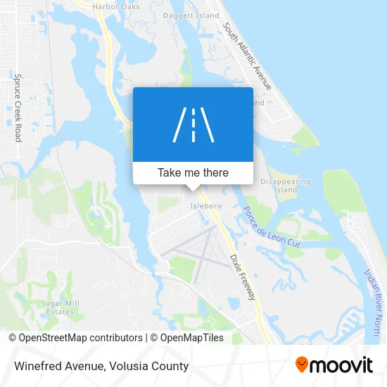Winefred Avenue map