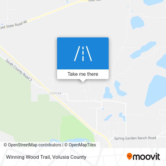 Mapa de Winning Wood Trail