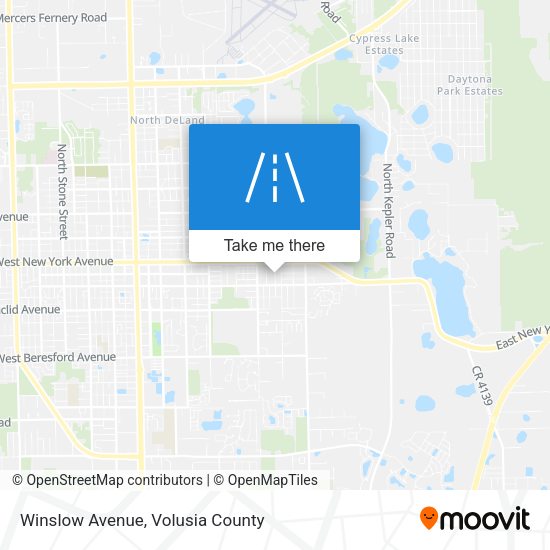 Mapa de Winslow Avenue