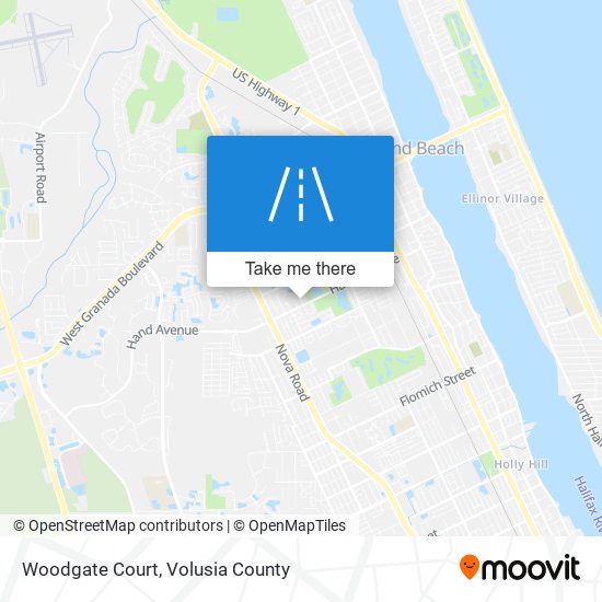 Mapa de Woodgate Court