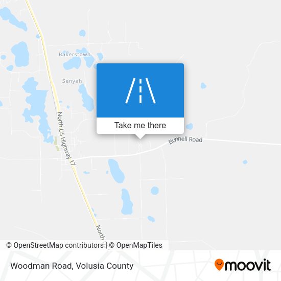 Mapa de Woodman Road