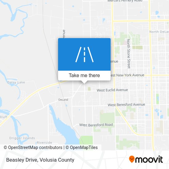 Beasley Drive map