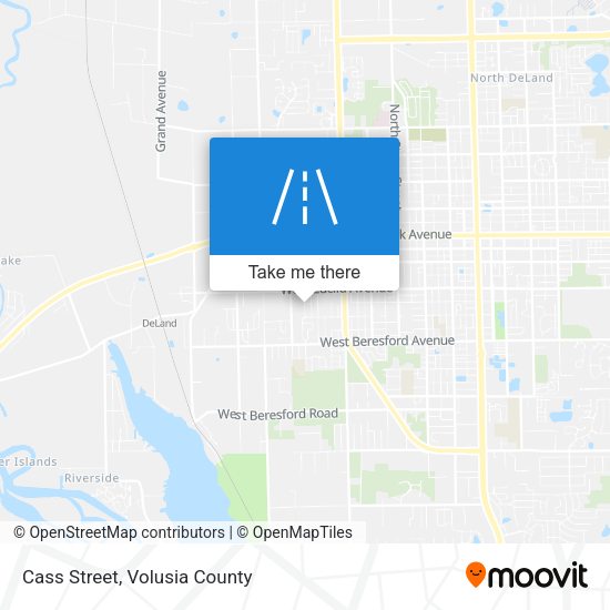 Cass Street map