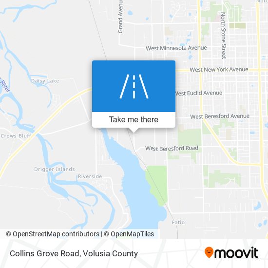 Collins Grove Road map