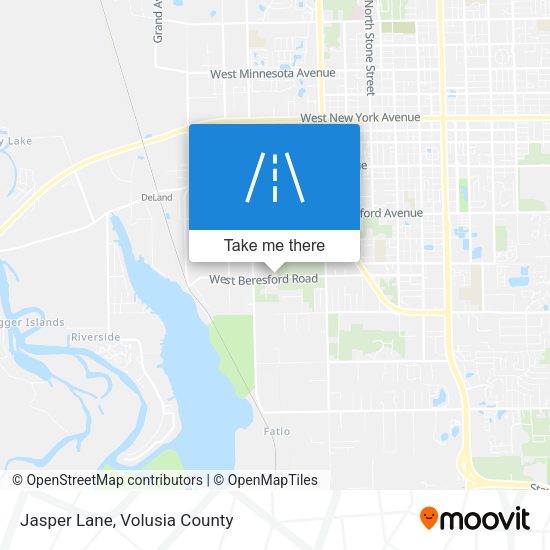 Jasper Lane map
