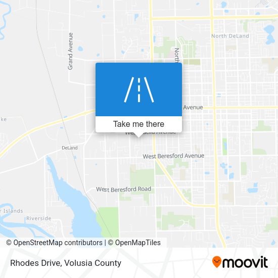 Rhodes Drive map
