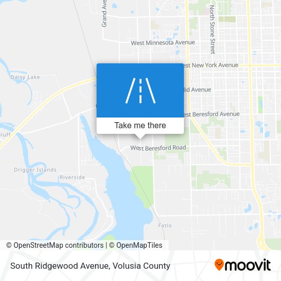 Mapa de South Ridgewood Avenue