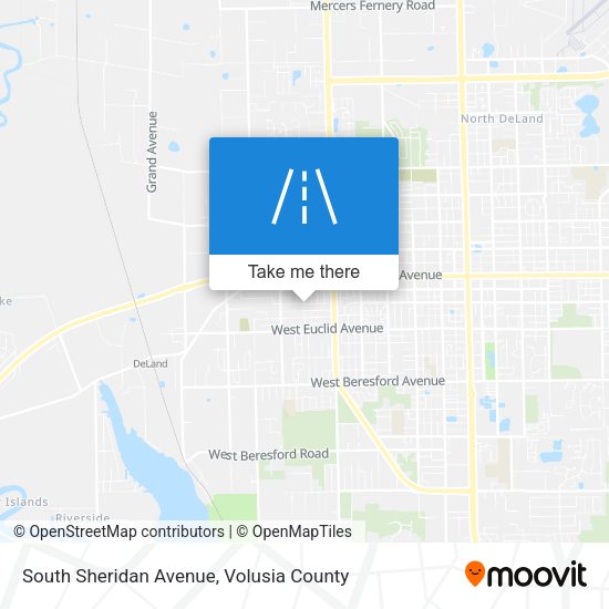 South Sheridan Avenue map