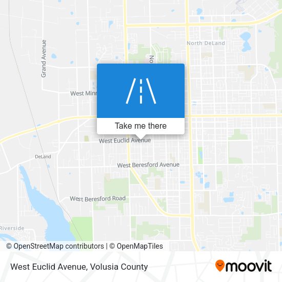 West Euclid Avenue map