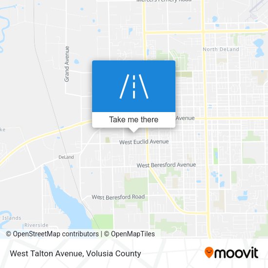 West Talton Avenue map