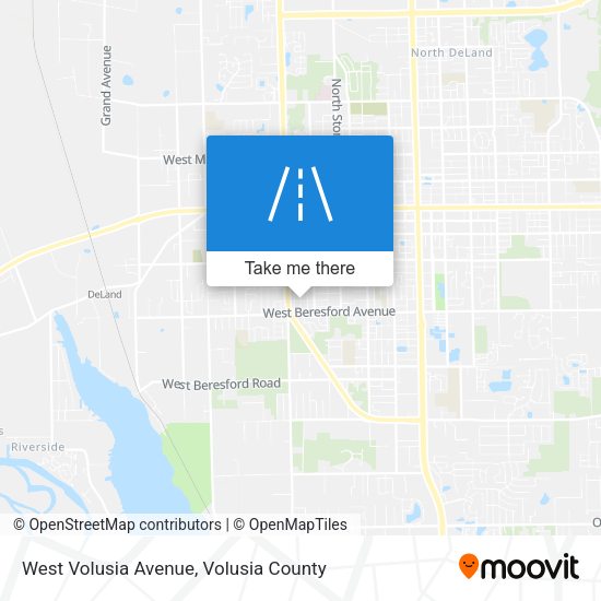 West Volusia Avenue map