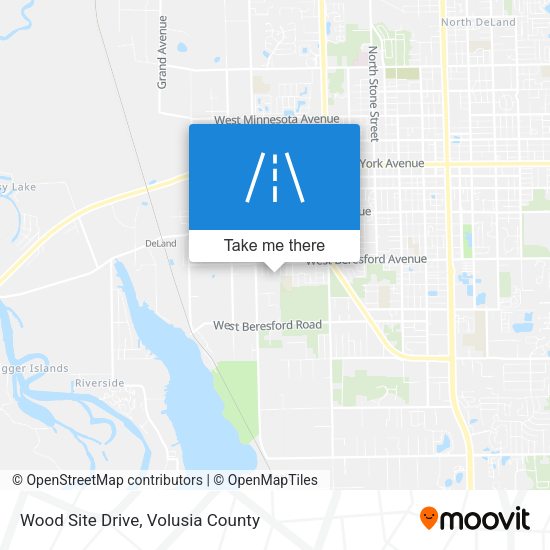 Wood Site Drive map