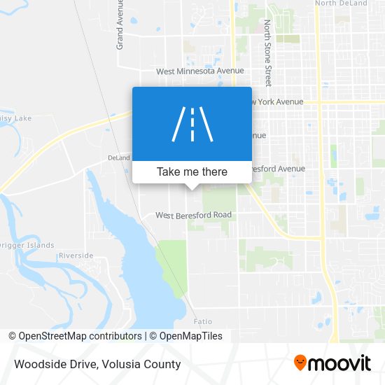 Woodside Drive map
