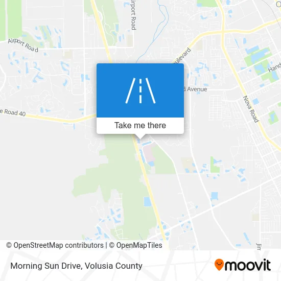 Morning Sun Drive map