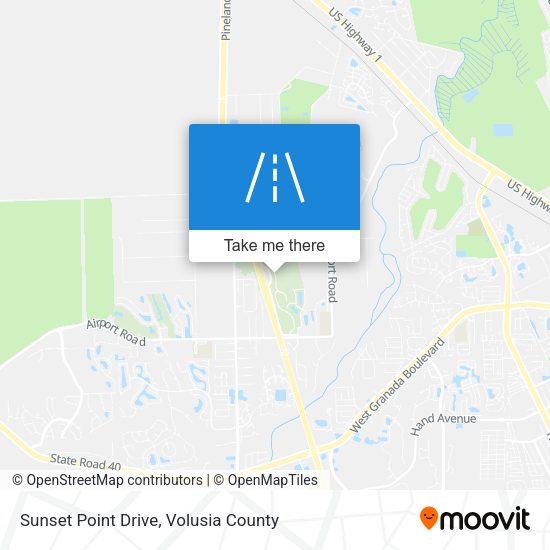 Sunset Point Drive map