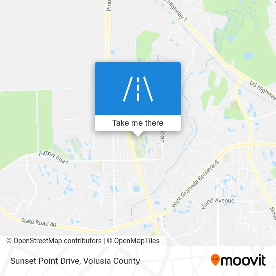 Sunset Point Drive map