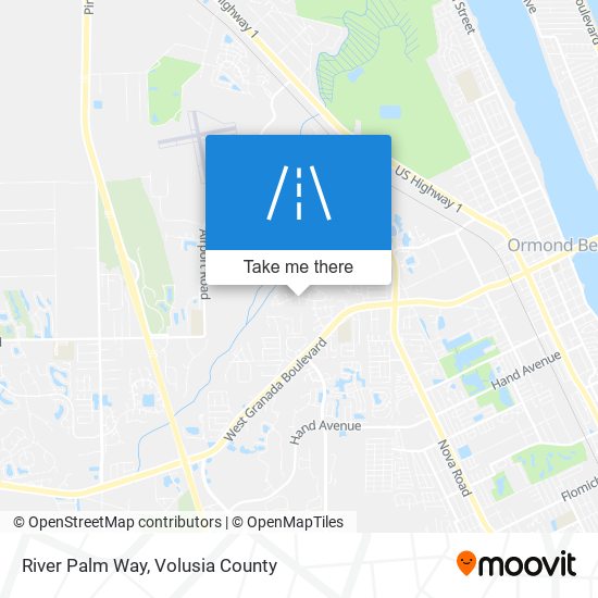 River Palm Way map